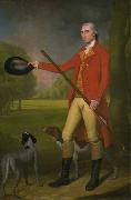 Ralph Earl Portrait of a Man with a Gun oil painting on canvas